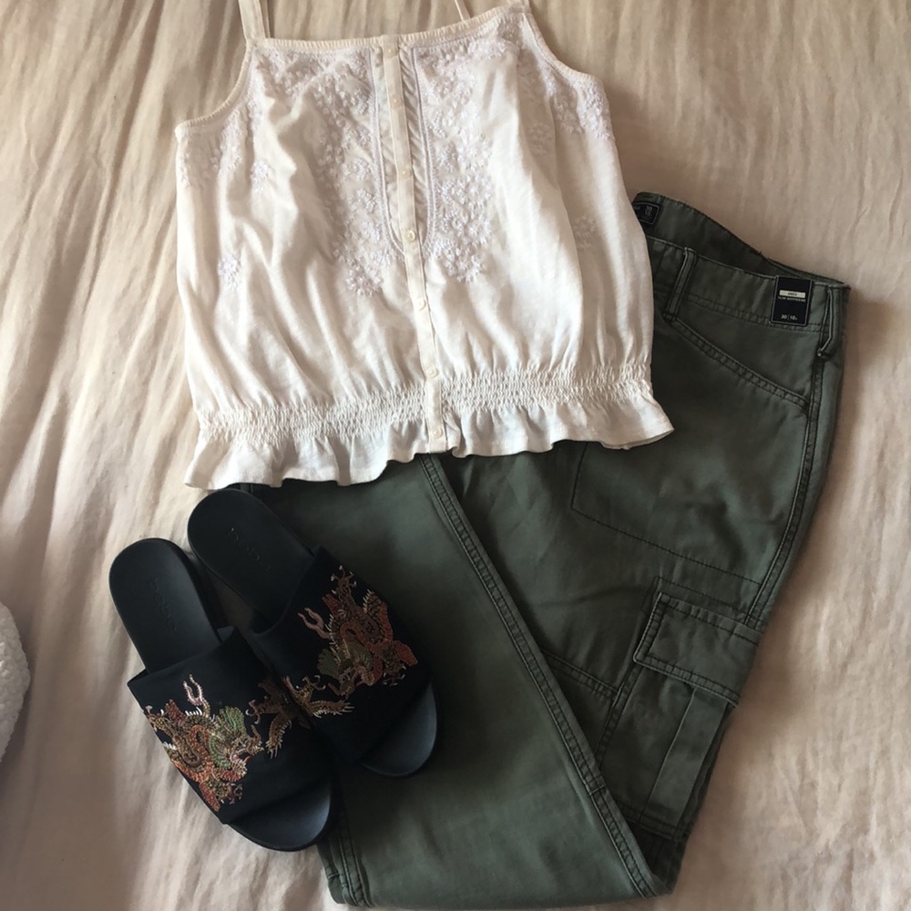 90’s/Y2K style cropped cargo pants - Picture 1 of 7